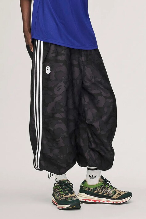 adidas Originals x BAPE joggers black color patterned KF4918