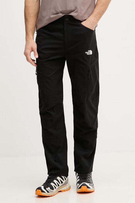 The North Face spodnie trekkingowe męskie Exploration czarne NF0A8EC4JK31