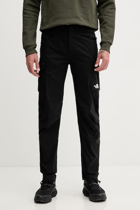 The North Face spodnie trekkingowe męskie Exploration Cargo czarne NF0A8EC6JK31