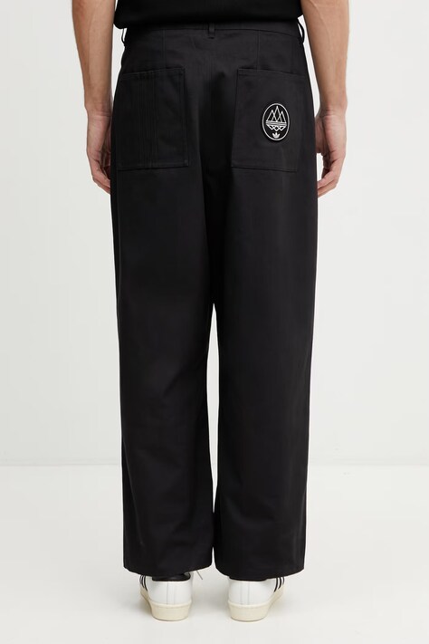 adidas Originals x SPZL pantaloni in cotone da uomo neri KR4616