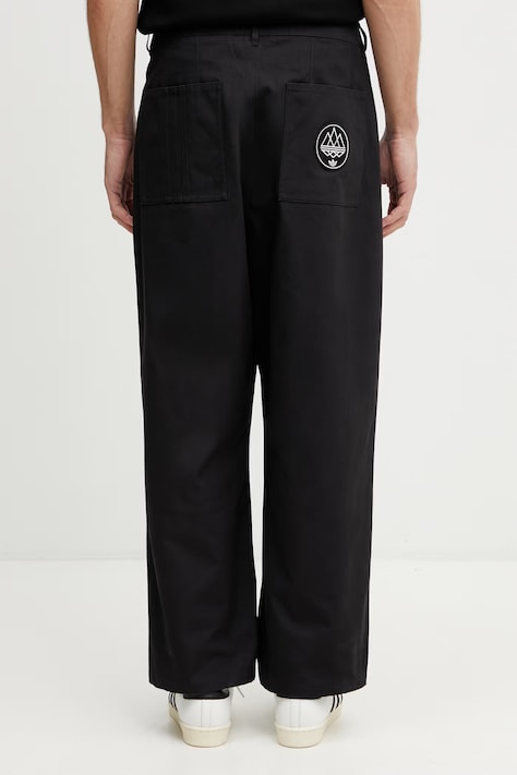 adidas Originals x SPZL pantaloni in cotone da uomo neri KR4616