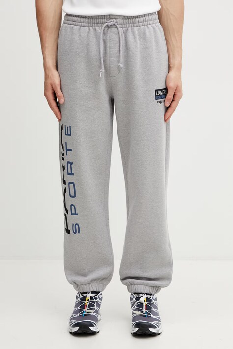 by Parra спортивні штани чоловічі сірі high waist 55125