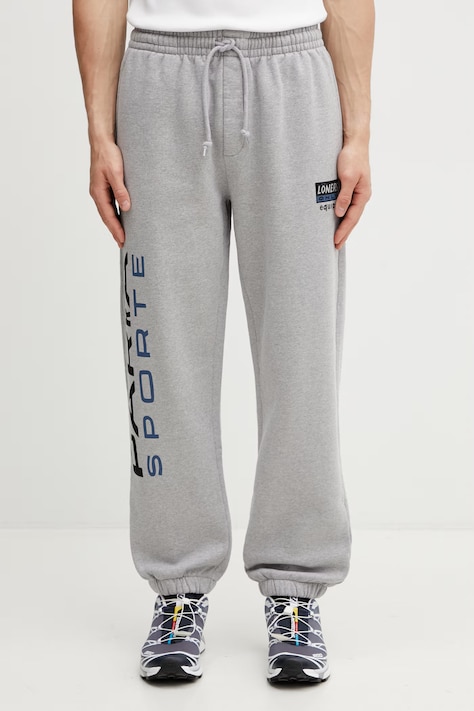 by Parra спортивні штани чоловічі сірі high waist 55125