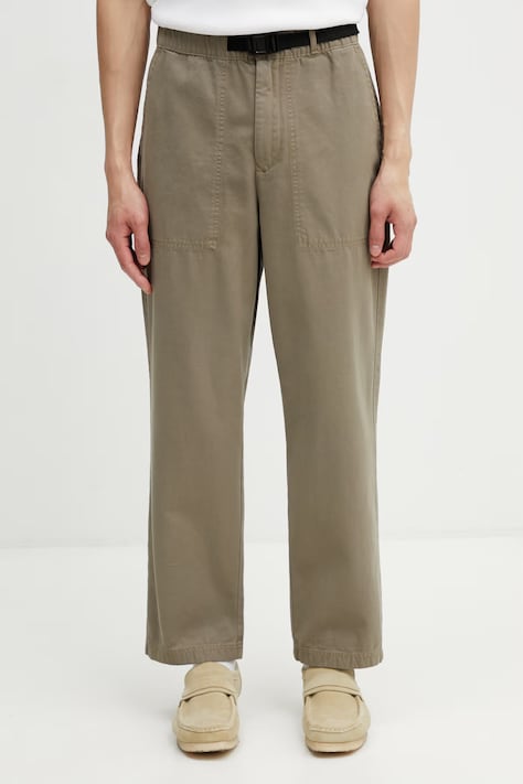 Barbour MTR0802OL72 παντελόνι βαμβακερά Ανδρικά πράσινα κανονικά Grendle