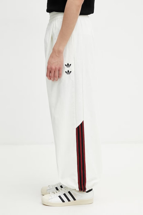 adidas Originals x Willy Chavarria spodnie dresowe męskie beżowe regular waist KT2617