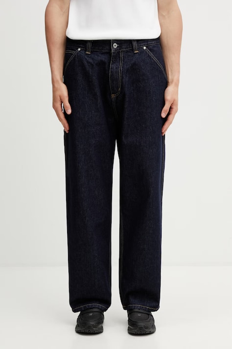 Carhartt WIP Belmont Pant jeansy loose męskie niebieskie I036591.102