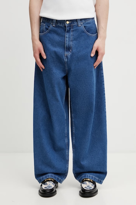 Carhartt WIP Brandon Pant jeansy relaxed fit męskie niebieskie I036544.106