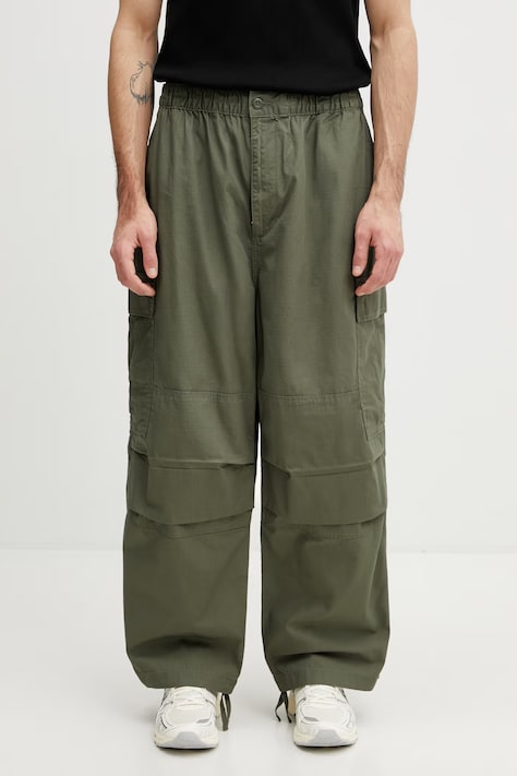 Carhartt WIP Jet Cargo Pant штани cargo бавовняні чоловічі зелені regular waist I036678.1102