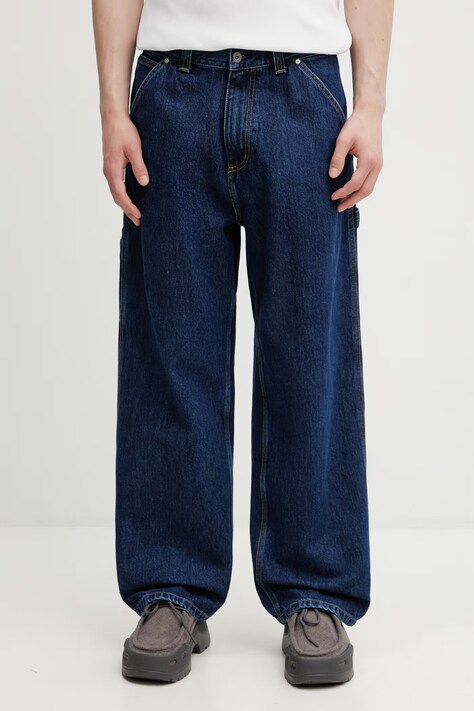Carhartt WIP Belmont Pant jeansy luźne męskie niebieskie I036591.106