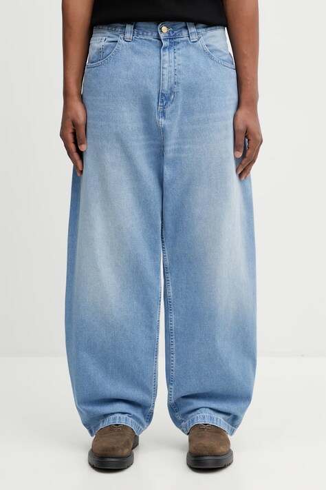 Carhartt WIP Brandon Pant jeansy relaxed fit męskie niebieskie I036544.01ZO