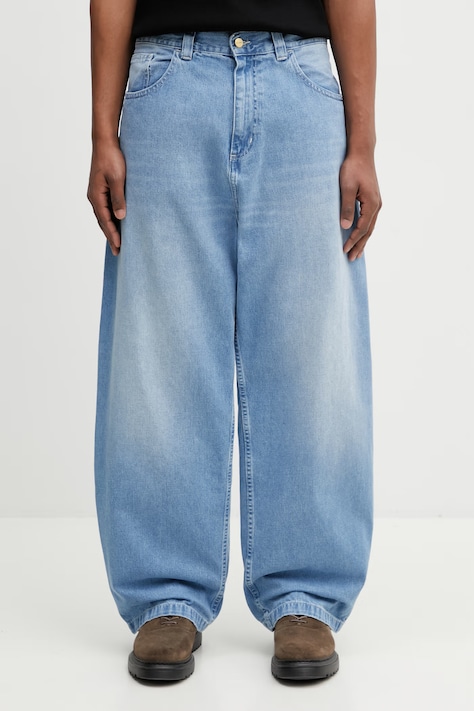 Carhartt WIP Brandon Pant jeansy relaxed fit męskie niebieskie I036544.01ZO