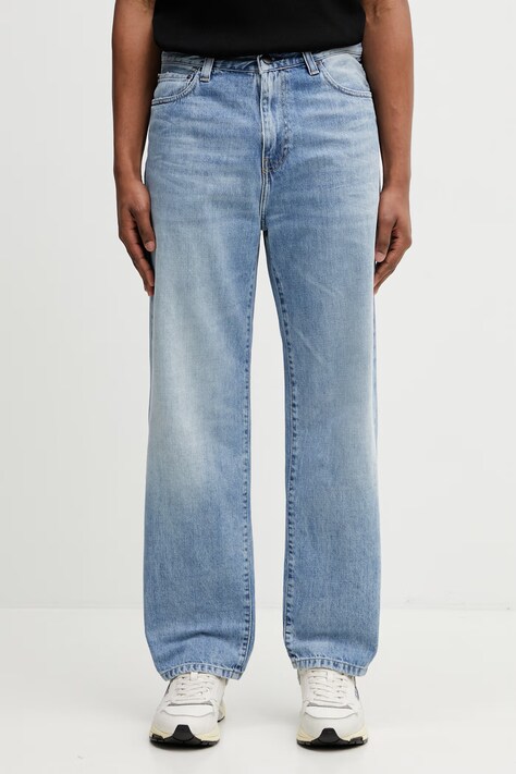 Carhartt WIP Aaron Pant jeansy regularne męskie niebieskie I036728.01UR