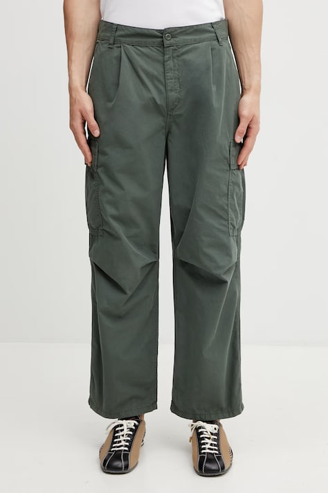 Carhartt WIP Cole Cargo Pant pantaloni cargo in cotone da uomo verde regular waist I035565.2ZXGD