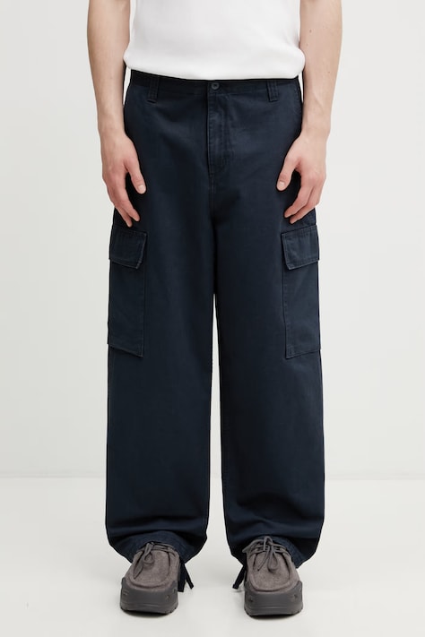 Carhartt WIP Kade Cargo Pant spodnie cargo bawełniane męskie granatowe regular waist I035585.3IW06