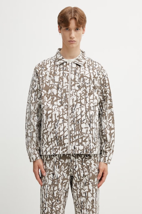 Gramicci TAOS CANVAS JACKET kurtka przejściowa męska bawełniana brązowa G6SM.J009