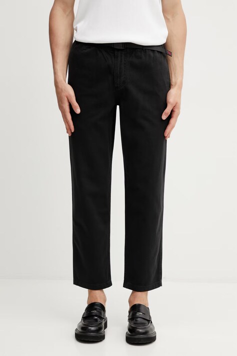 Gramicci W'S GRAMICCI PANT spodnie bawełniane męskie czarne regular waist G202.OGT