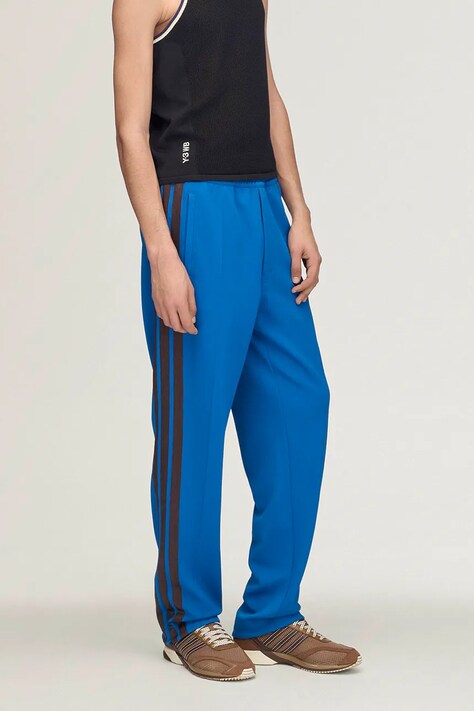 adidas Originals x Y-3 x Wales Bonner spodnie dresowe męskie niebieskie regular waist KS3972