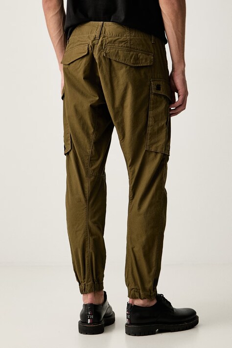 G-Star штани чоловічі бавовняні Cargo 3d regular tapered cuffed — фото 3