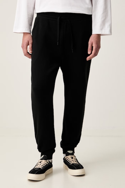 G-Star spodnie dresowe męskie z bawełną Core czarne regular waist D30013-E560