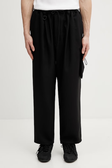 Y-3 spodnie SU CARGO PANTS kolor czarny szerokie high waist KS7654