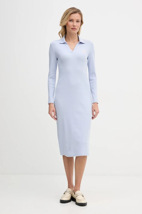 Calvin Klein Jeans rochie midi, mulată, LV047E202G