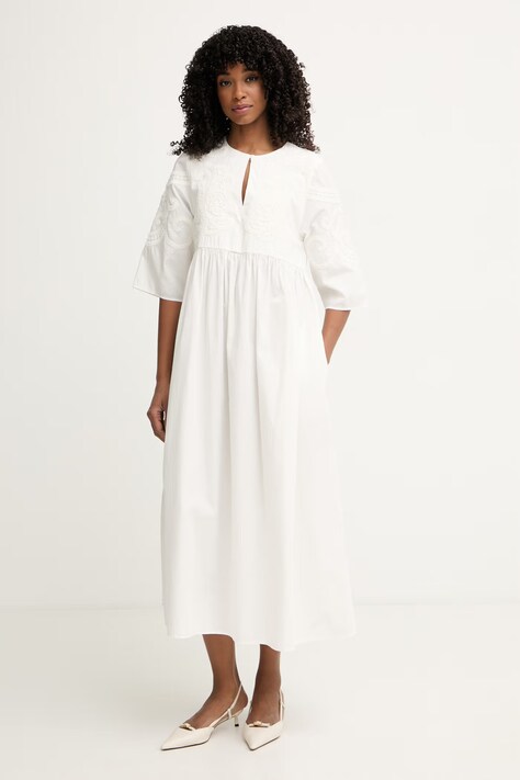 Weekend Max Mara bawełniane TILDE beżowe 2615221012600