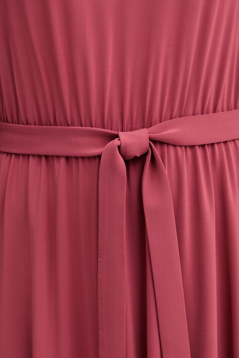 Weekend Max Mara сукня з віскозою DIVO — SS26-SUD016, бордо — фото 5