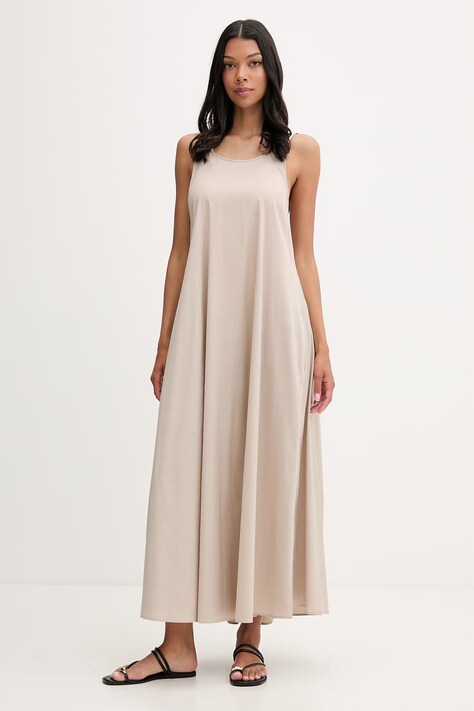 Max Mara Beachwear sukienka plażowa damska SETA beżowa 2616221039600