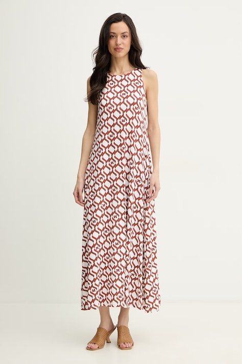 Max Mara Beachwear šaty z viskózy PASTE bílé 2616621069600