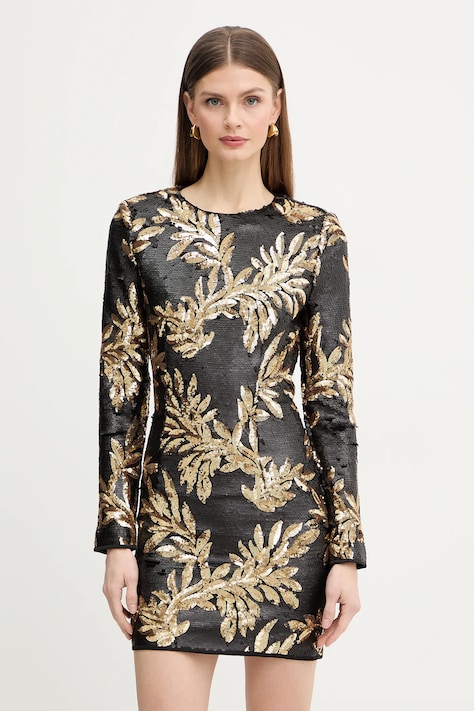 Marciano by Guess sukienka DAISY kolor czarny mini prosta 6RGK01 6358A