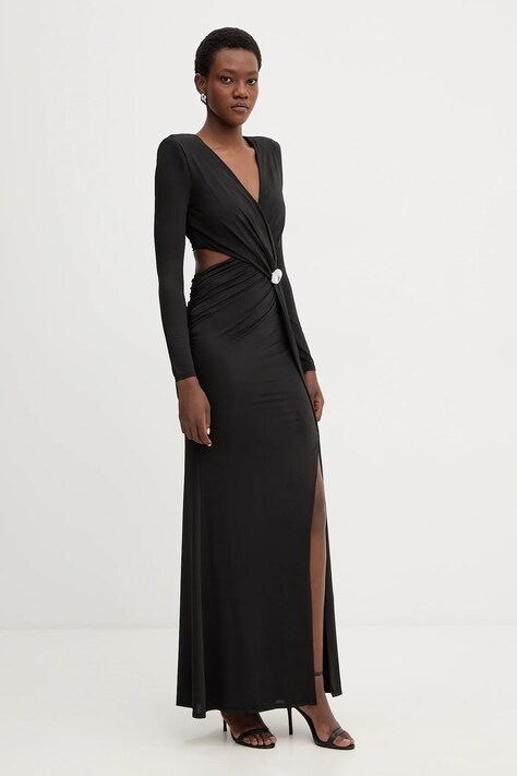 Marciano by Guess sukienka ELSA kolor czarny maxi dopasowana 6RGK06 6262Z