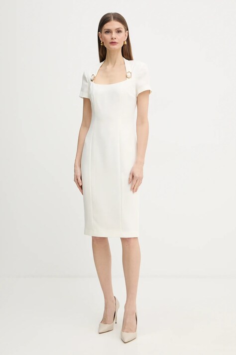 Marciano by Guess sukienka ZAIRA kolor beżowy 6RGK12 7357A