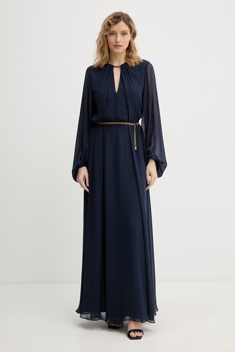 Marciano by Guess sukienka HELLEN kolor granatowy maxi rozkloszowana 6RGK19 7429A