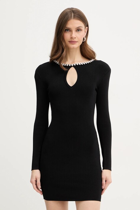Marciano by Guess sukienka BEATRIZ kolor czarny mini dopasowana 6RGK37 5905Z
