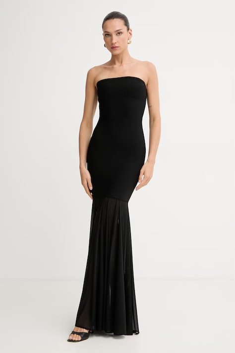 Marciano by Guess vestito bodycon FLOR nero liscio G6GK55 Z0664