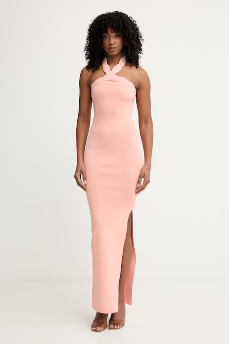 Marciano by Guess sukienka bodycon z wiskozą RANIA gładka 6RGK27 5876Z