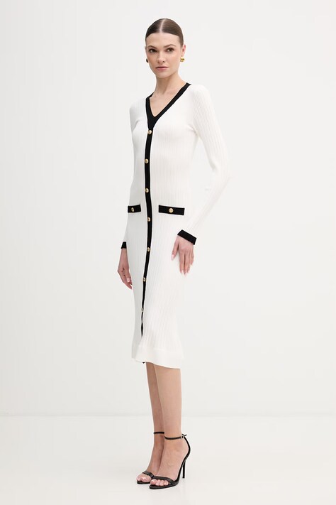 Сукня Guess LAUREL — SS26-SUD07N, бежевий — фото 2