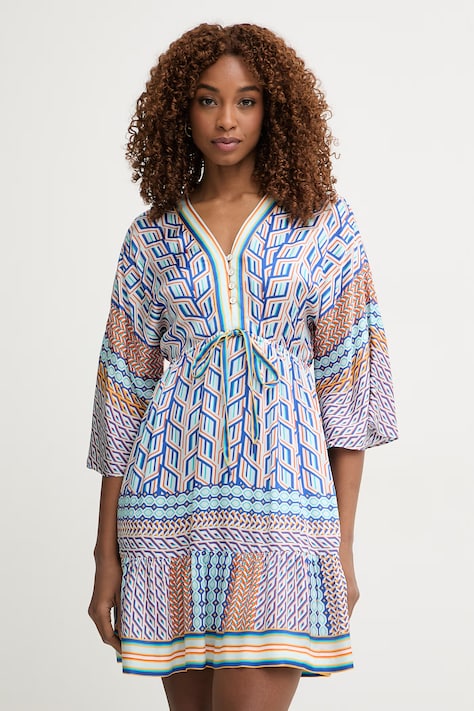 Hale Bob sukienka z wiskozą Theia niebieska 62NT650A