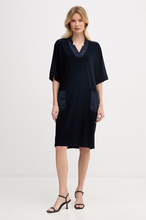 Joseph Ribkoff sukienka letnia granatowa gładka 261010