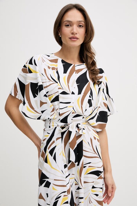 Joseph Ribkoff Sukienka rozkloszowana biała 261168