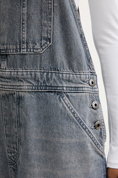 Джинсова сукня G-Star Carpenter Dungaree — SS26-SUD0FL, блакитний — фото 5