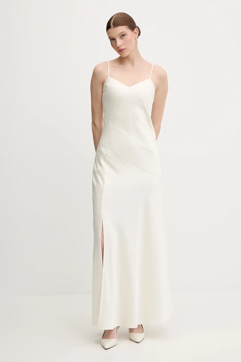 Joop! rochie culoarea bej, maxi, drept, 30100029