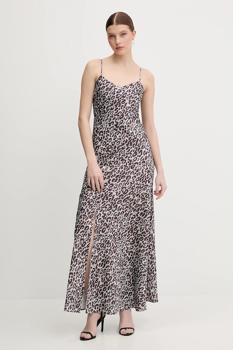 Joop! rochie culoarea maro, maxi, evazați, 30100720