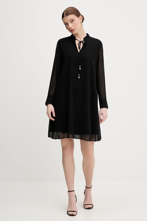 Joop! sukienka kolor czarny mini oversize 30101741