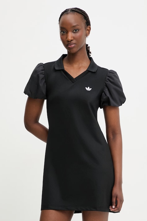 Adidas Originals rochie sport neagră simplă KD0302
