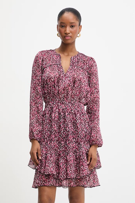 Morgan sukienka kolor różowy mini rozkloszowana RANDY