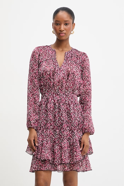 Morgan sukienka kolor różowy mini rozkloszowana RANDY