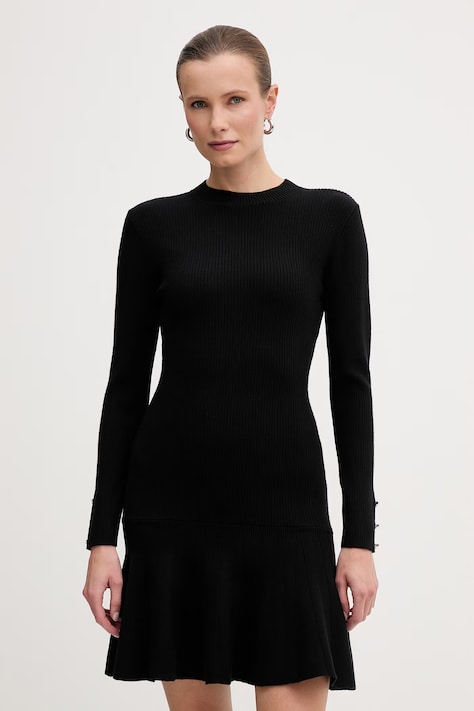 Morgan sukienka kolor czarny mini rozkloszowana RMELISS