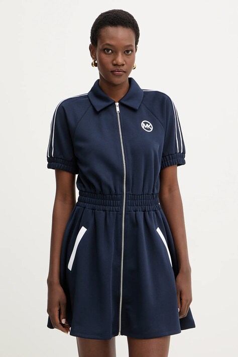 MICHAEL Michael Kors sukienka kolor granatowy mini rozkloszowana MR683H5K8N