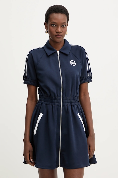 MICHAEL Michael Kors sukienka kolor granatowy mini rozkloszowana MR683H5K8N